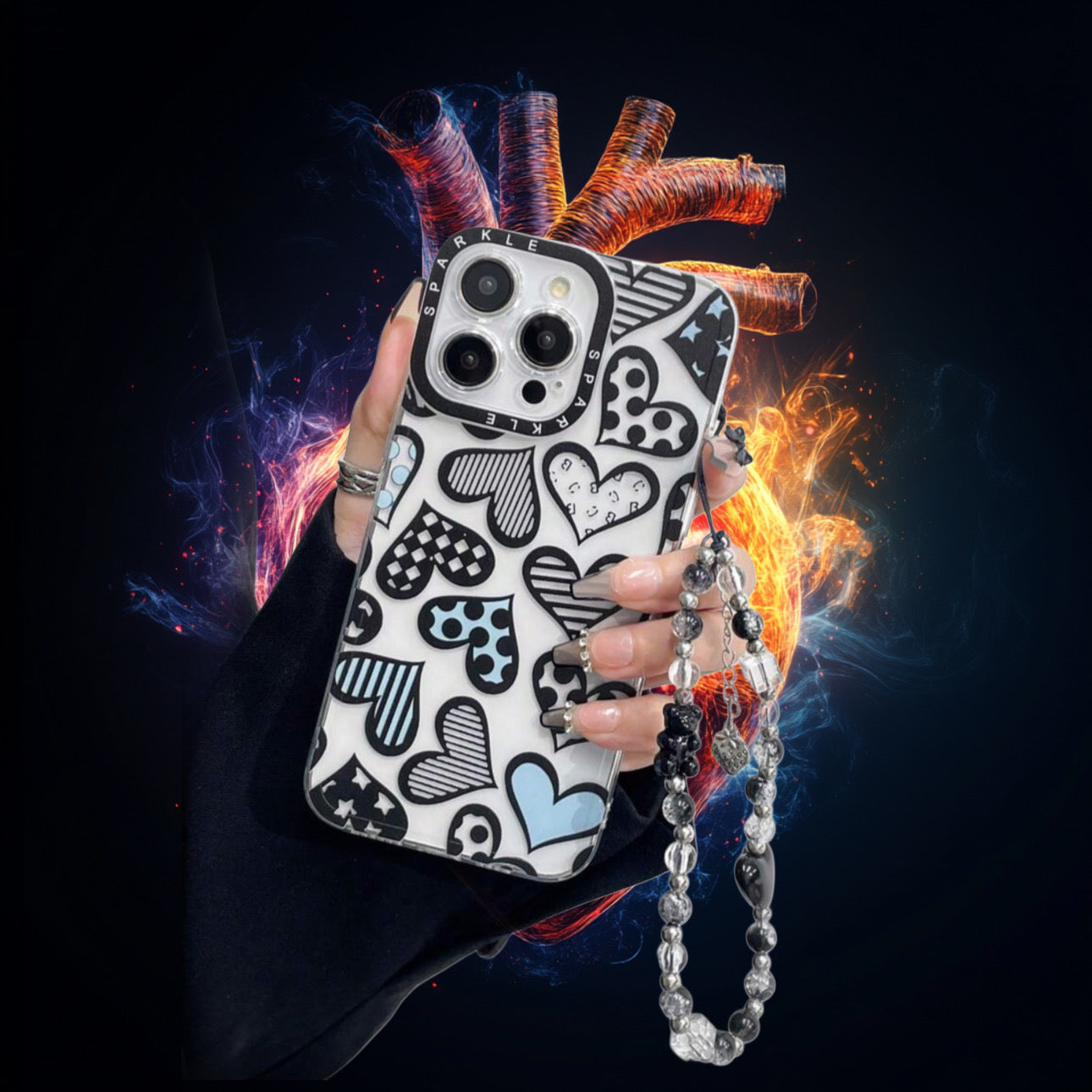 BLACK HEART CASE