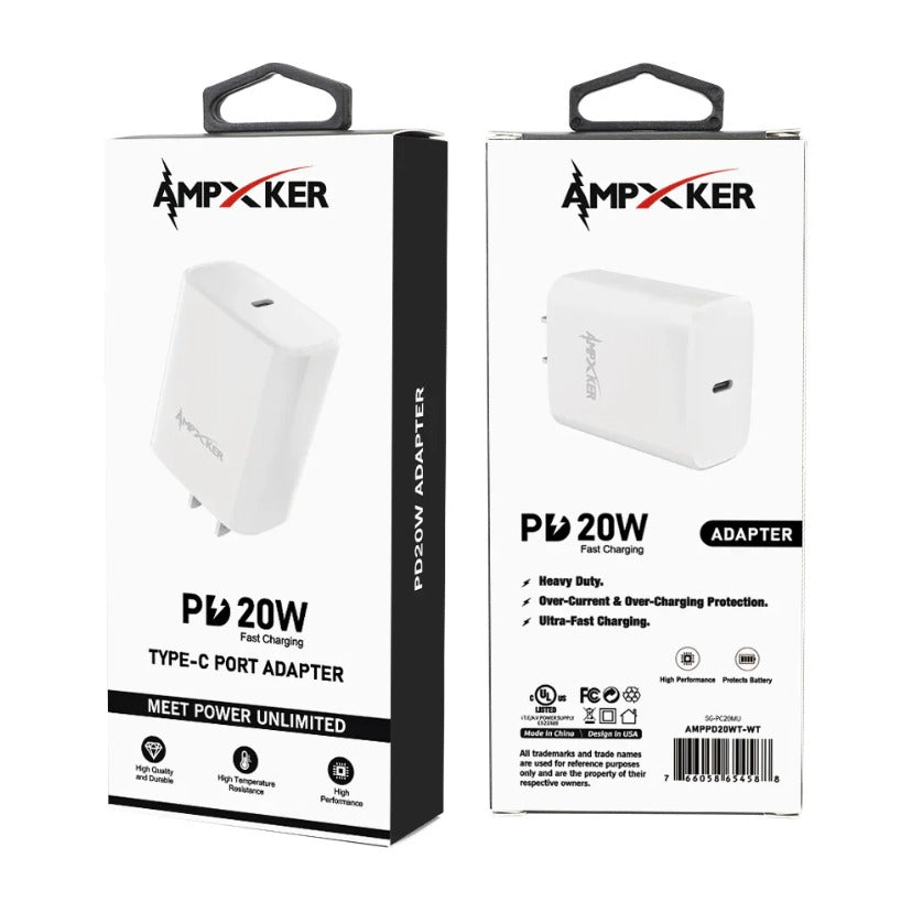 Wall Adapter Charger USB-C 20W