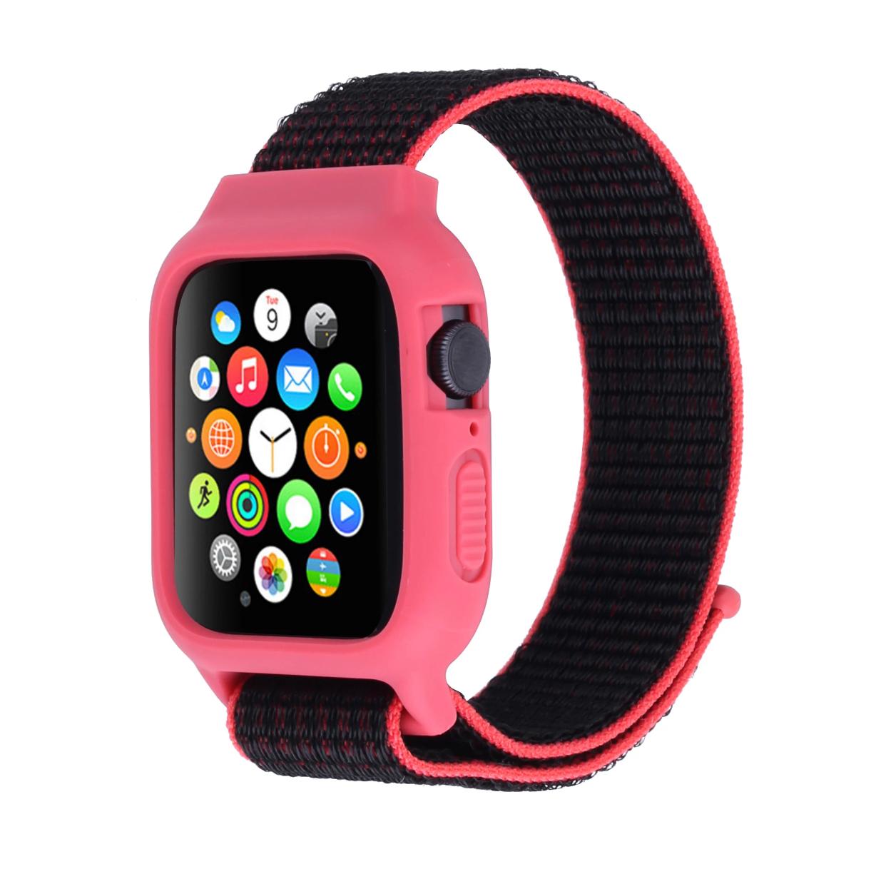 Nylon Band + Full Cover for Apple Watch