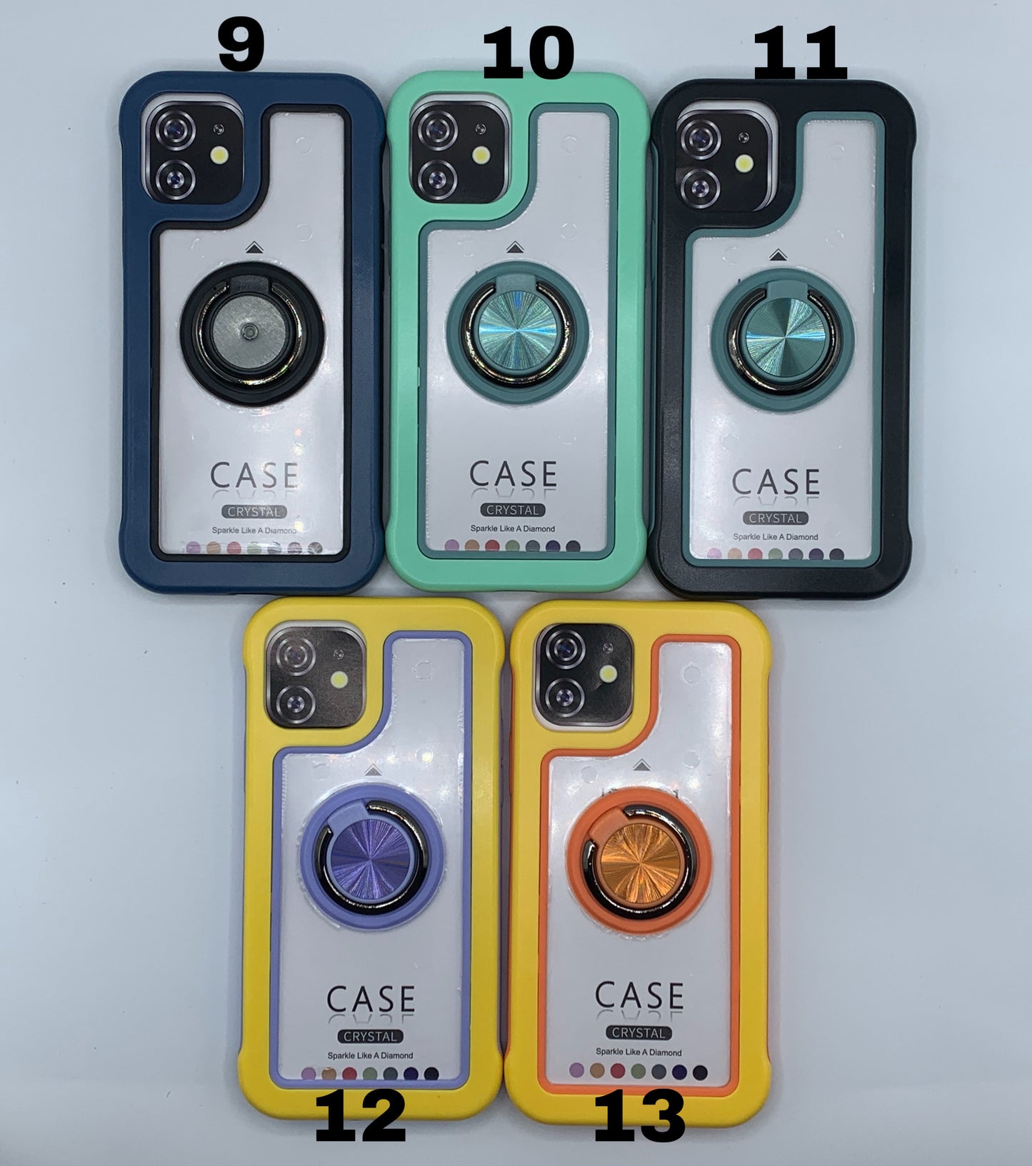 CASE COLOR WITH RING MAGNETIC FOR IPHONE