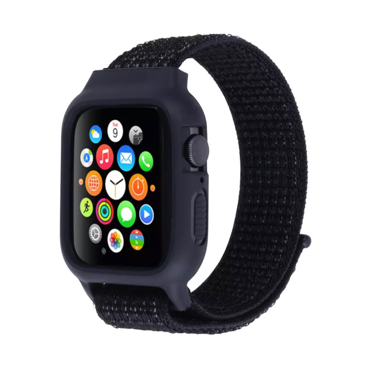 Nylon Band + Full Cover for Apple Watch