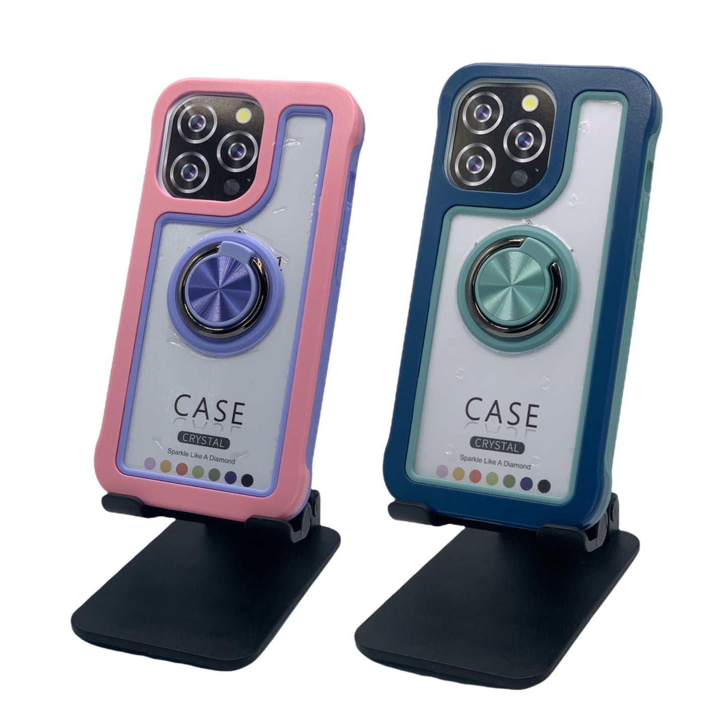 CASE COLOR WITH RING MAGNETIC FOR IPHONE