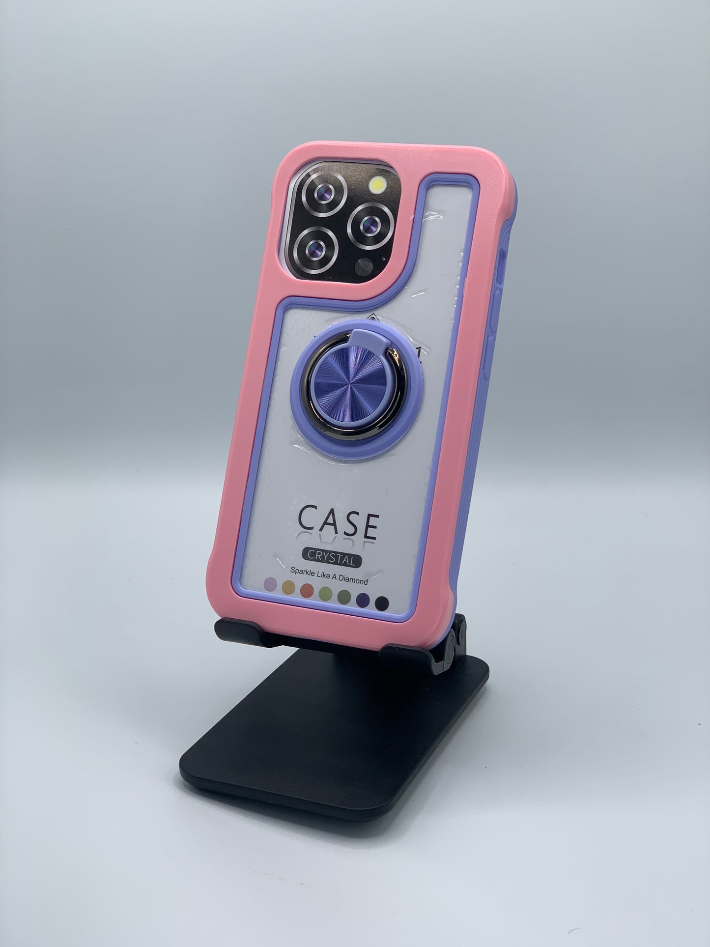 CASE COLOR WITH RING MAGNETIC FOR IPHONE