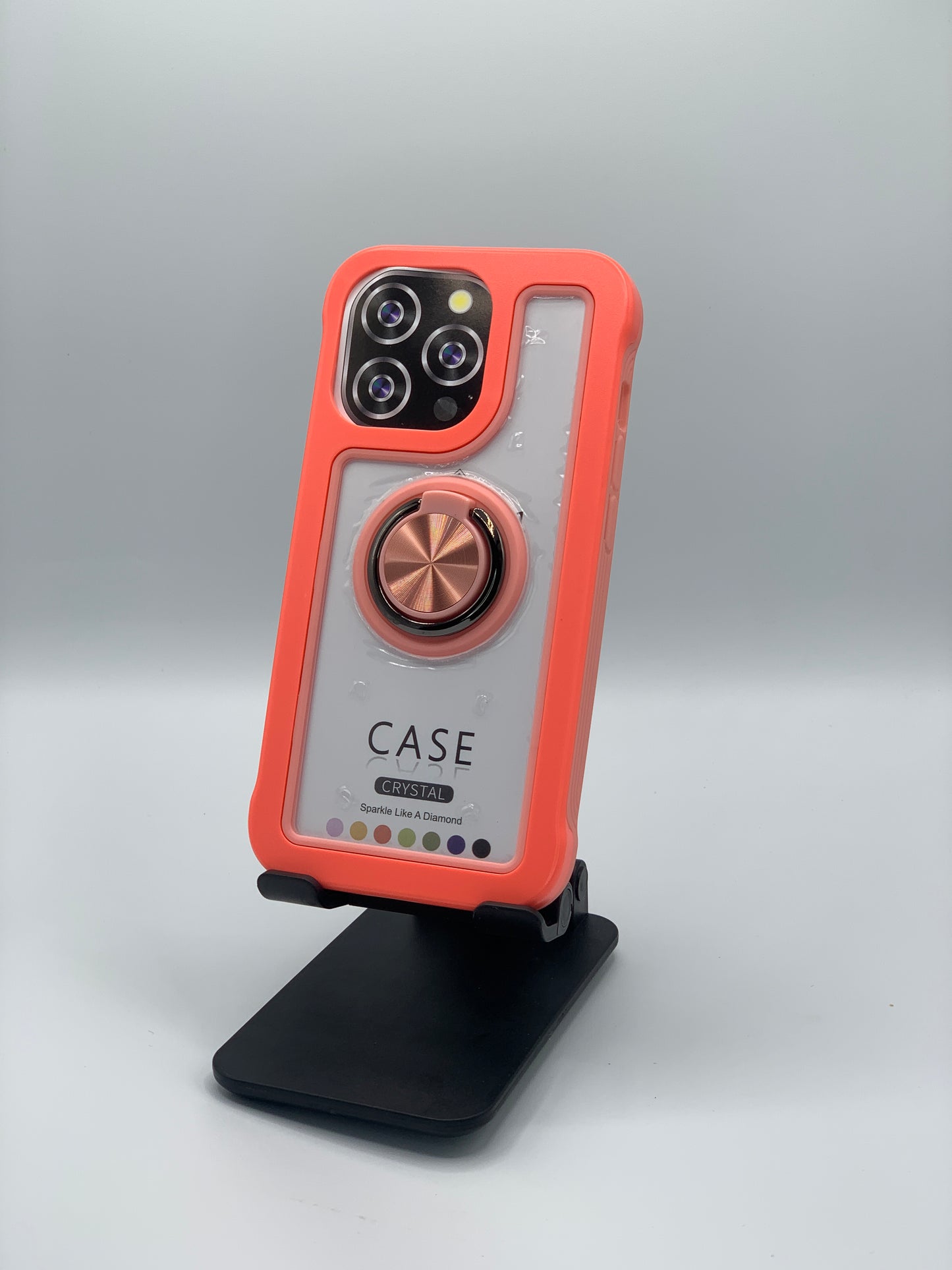 CASE COLOR WITH RING MAGNETIC FOR IPHONE