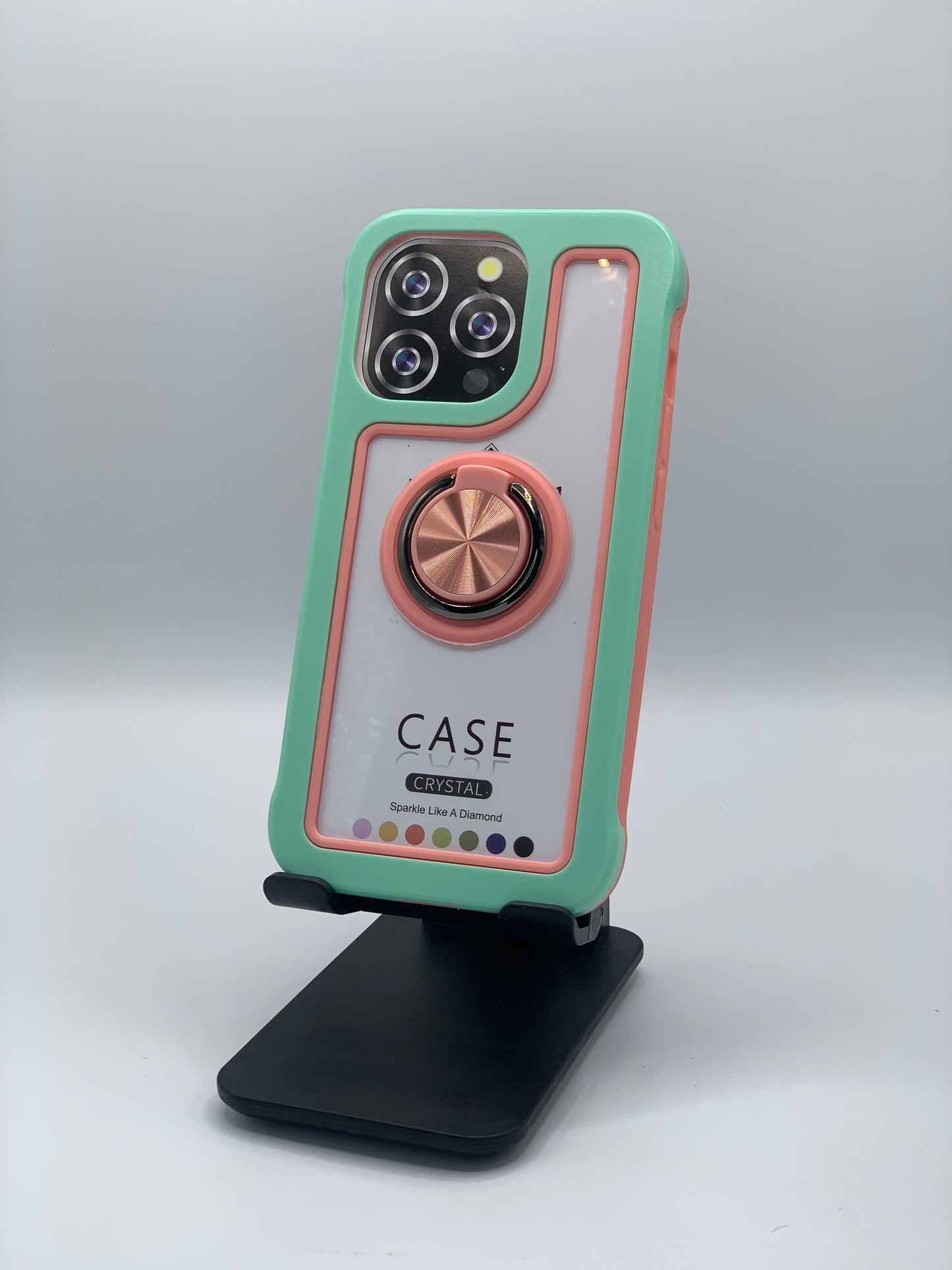 CASE COLOR WITH RING MAGNETIC FOR IPHONE