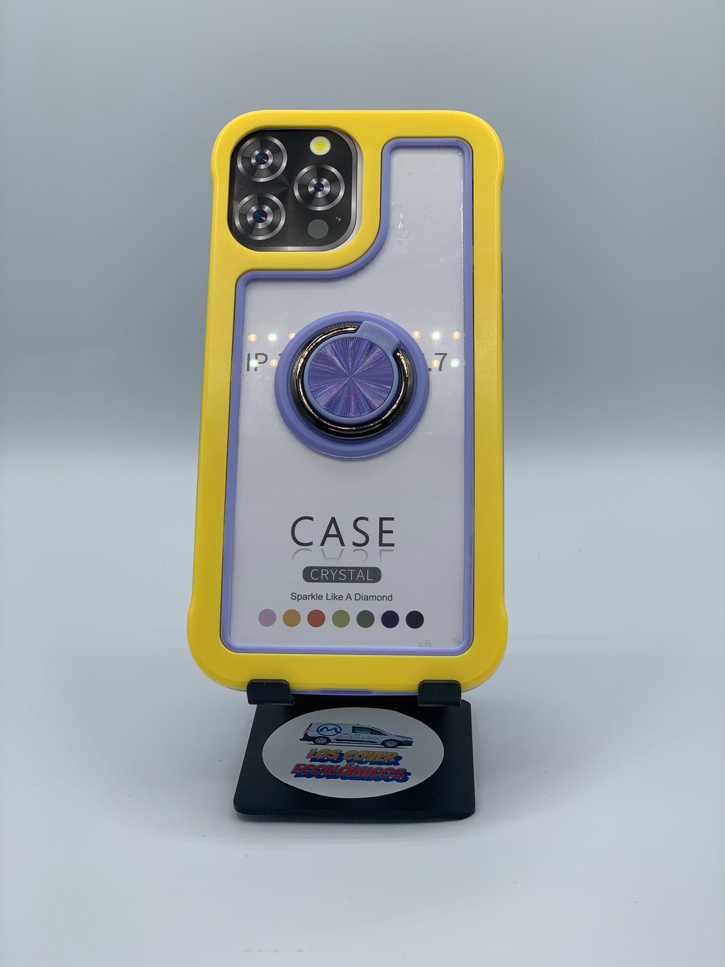 CASE COLOR WITH RING MAGNETIC FOR IPHONE