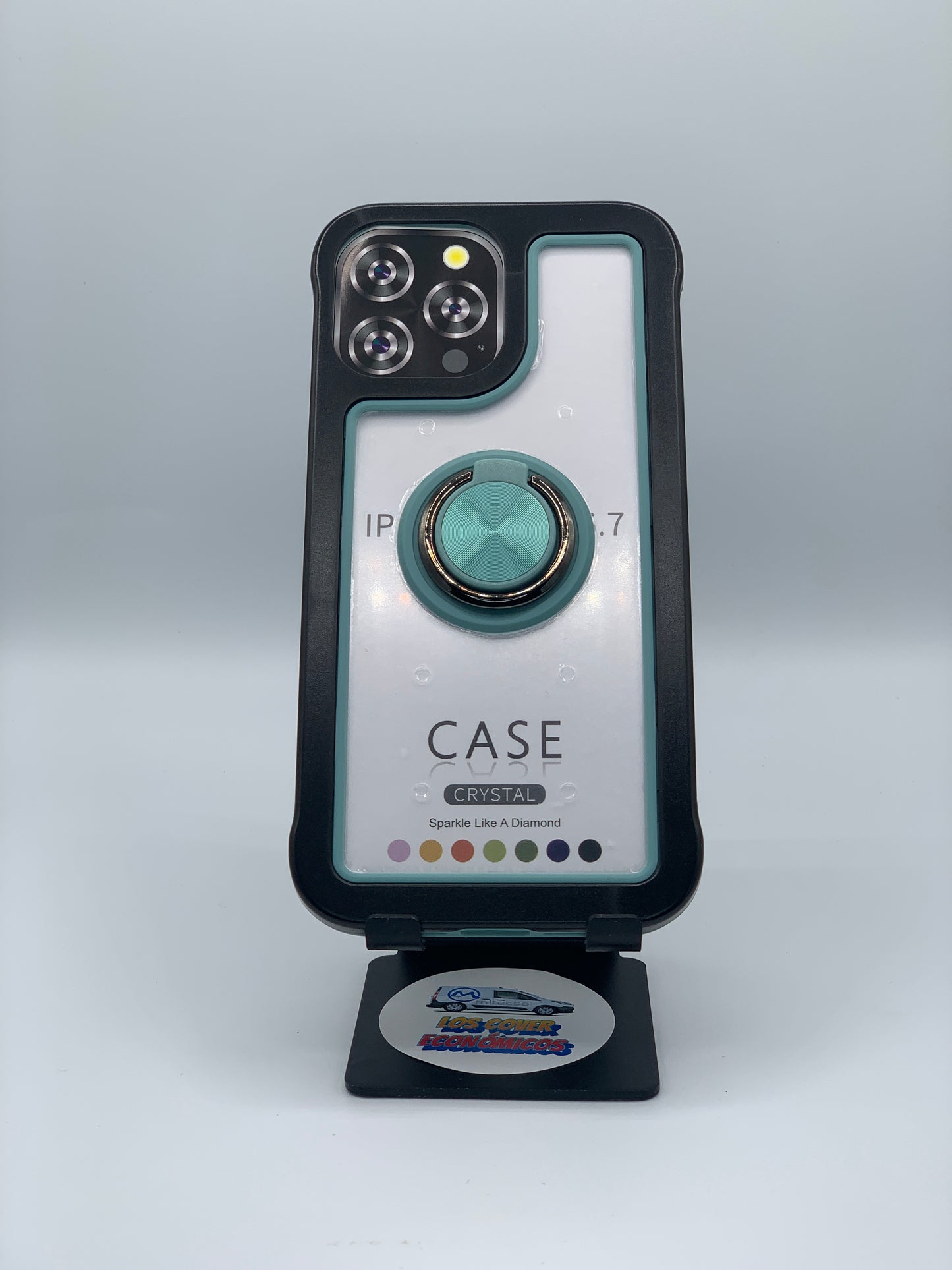 CASE COLOR WITH RING MAGNETIC FOR IPHONE