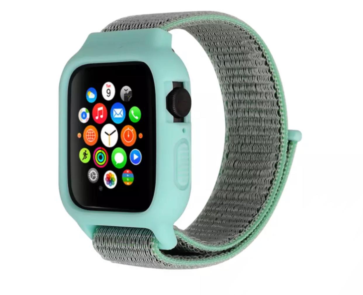 Nylon Band + Full Cover for Apple Watch