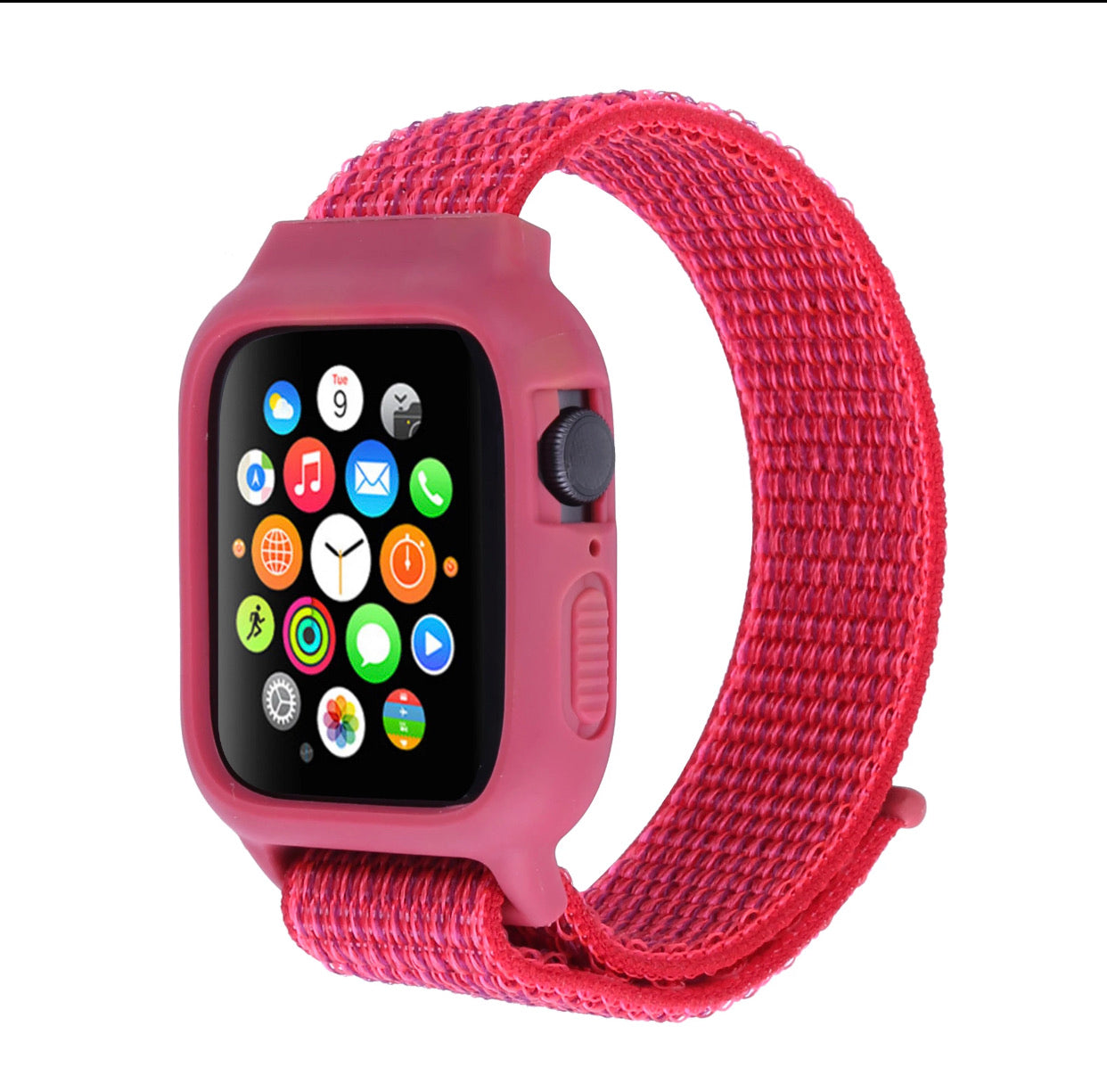 Nylon Band + Full Cover for Apple Watch