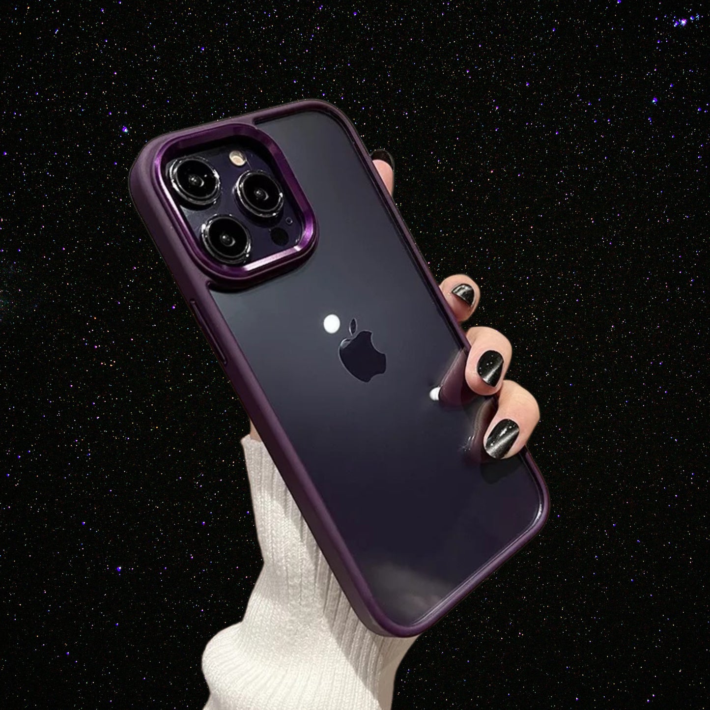 TRANSPARENT COVER WITH BORDE COLOR BORDER