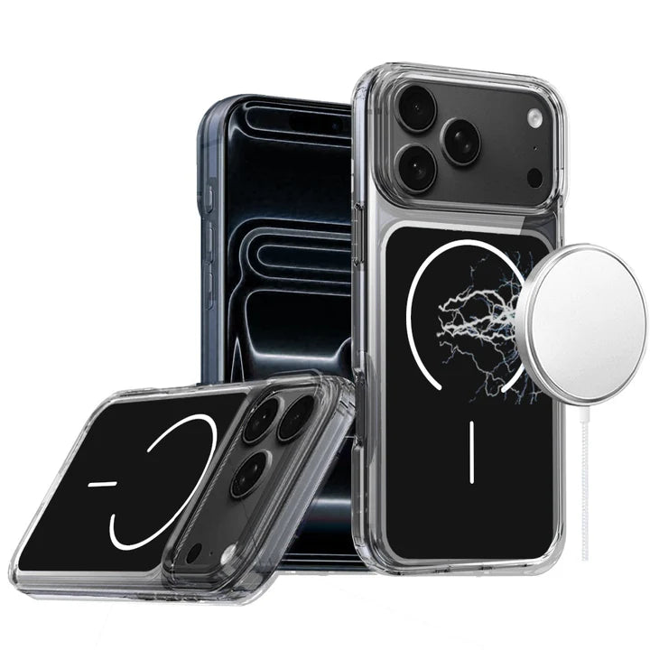 Metallic Transparent Magnetic Hybrid Case