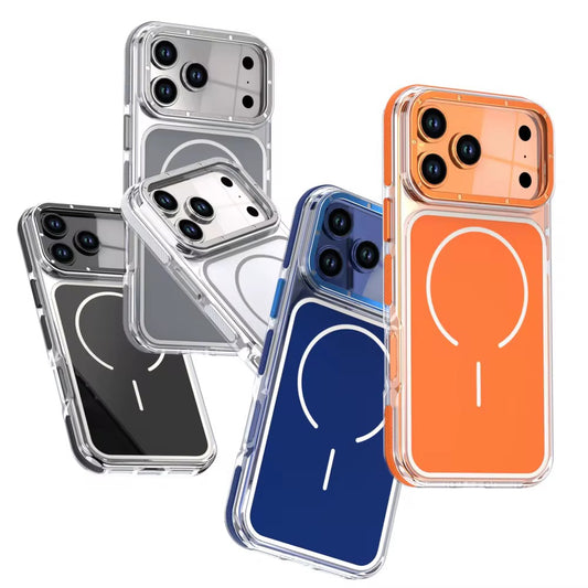Metallic Transparent Magnetic Hybrid Case
