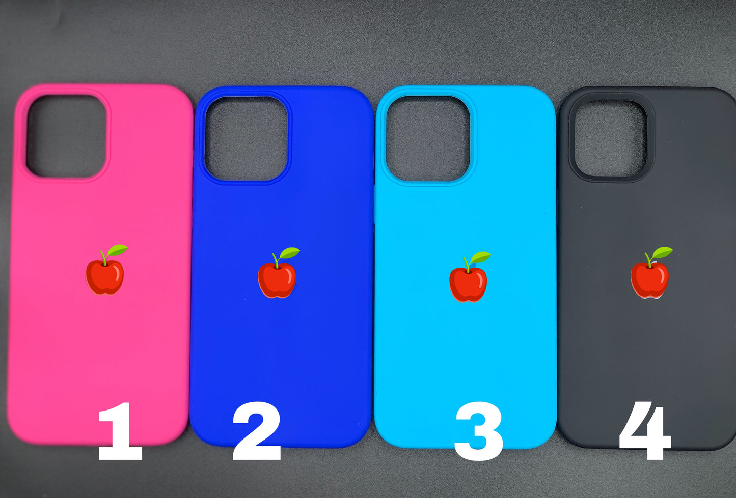 Silicone Cover Desde 15 PRO MAX hasta iPhone 13