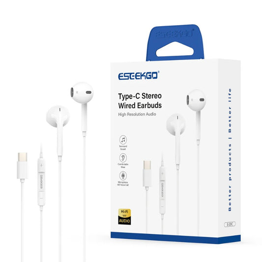 ESEEKGO E-20C Type-C Hi-Fi Music Wired Earphone