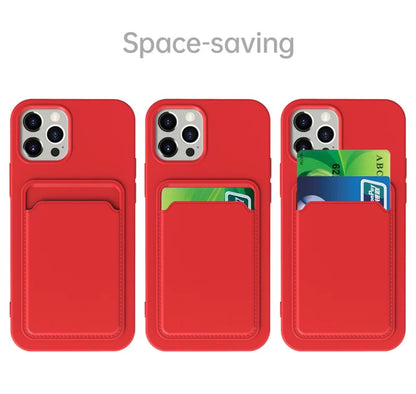 Silicone Card Holder Slot Phone Case