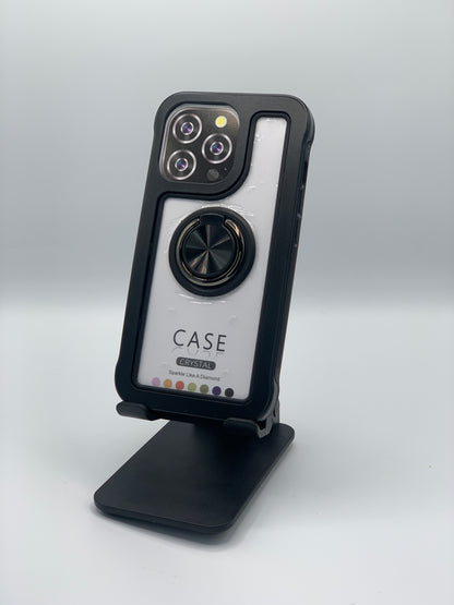 CASE COLOR WITH RING MAGNETIC FOR IPHONE
