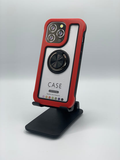 CASE COLOR WITH RING MAGNETIC FOR IPHONE